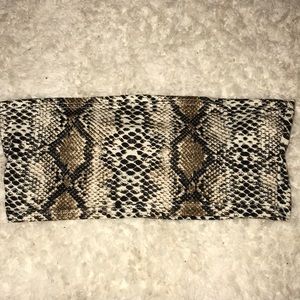 SNAKE SKIN TUBE TOP
